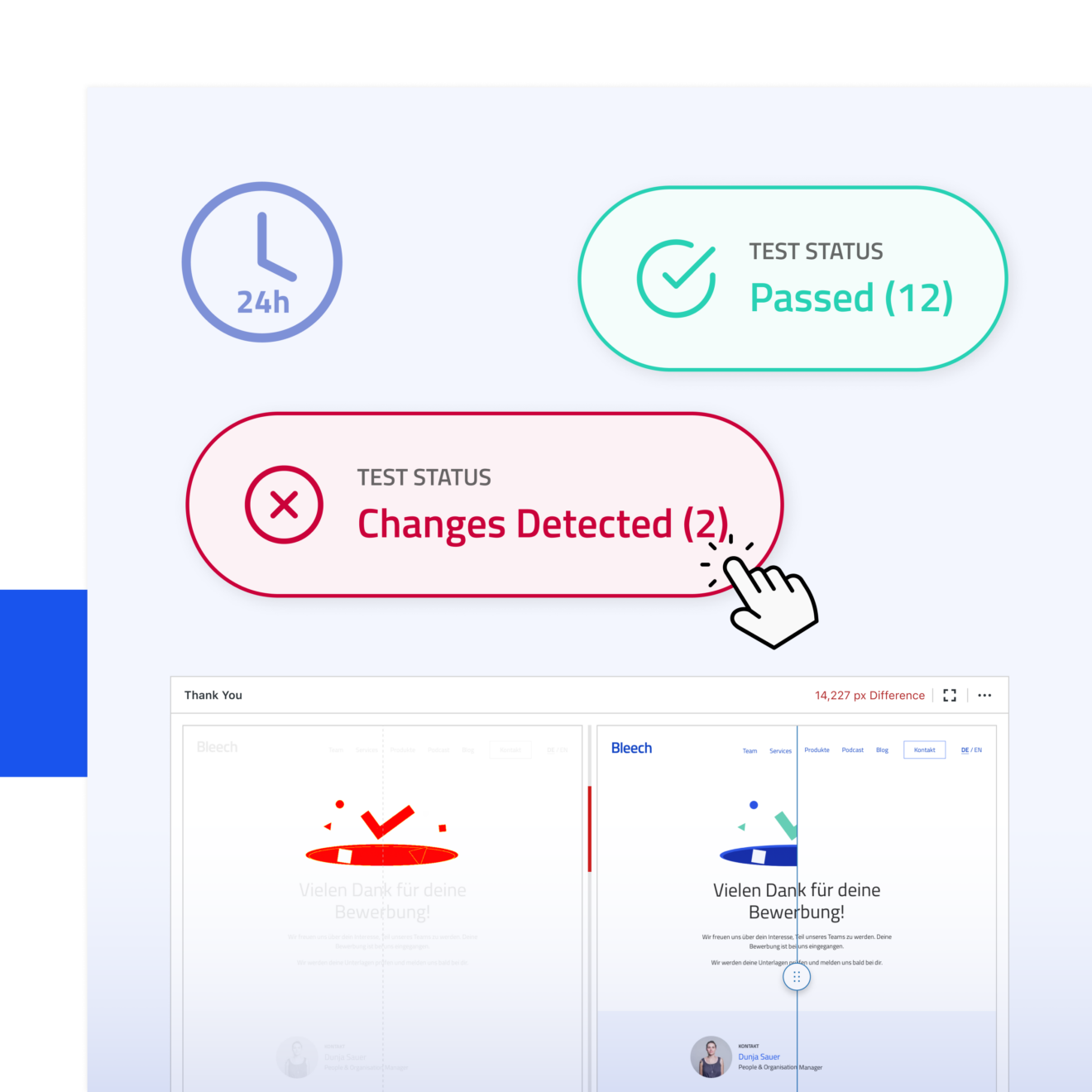 Detect Changes with the VRTs Plugin